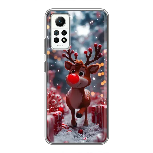 Чехол с принтом «Олень среди подарков» для Xiaomi Redmi Note 12 Pro (4g) Чехол с принтом «Олень среди подарков» для Xiaomi Redmi Note 12 Pro (4g)