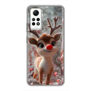 Яскравий чохол для Xiaomi Redmi Note 12 Pro (4g) з Зимові Оленята