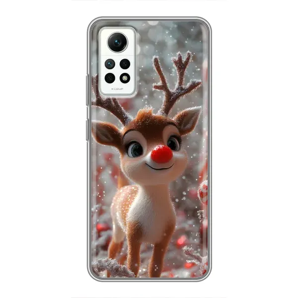 Чехол с принтом «Олень с носом» для Xiaomi Redmi Note 12 Pro (4g) Чехол с принтом «Олень с носом» для Xiaomi Redmi Note 12 Pro (4g)