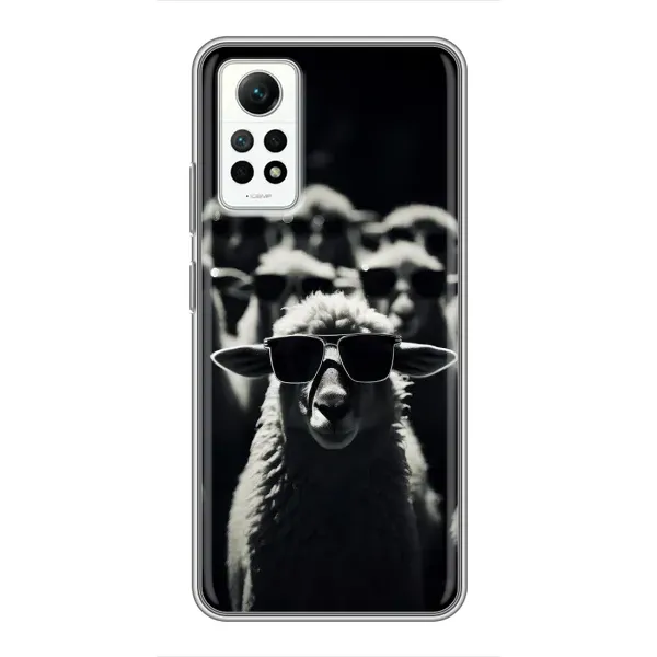 Чехол с принтом «Овечка в очках» для Xiaomi Redmi Note 12 Pro (4g)