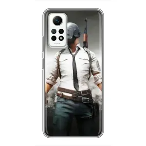 Чеjхол PUBG для Сяомі Редмі Нот 12 Про (4g) (AlphaPrint) (Пабг мен)