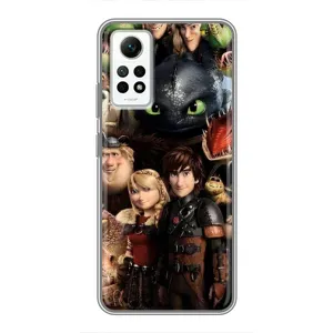 Чохол як приборкати дракона на Xiaomi Redmi Note 12 Pro (4g) (Персонажі дракона)