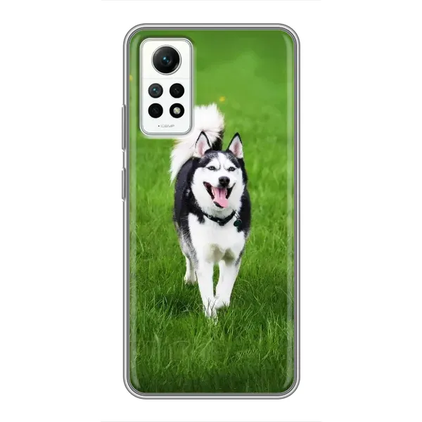 Чехол с принтом «Радостный Хаски» для Xiaomi Redmi Note 12 Pro (4g)