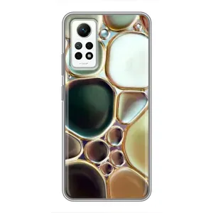 Мраморний чехол на Xiaomi Redmi Note 12 Pro (4g) (VPrint) (Радужний Мрамор)