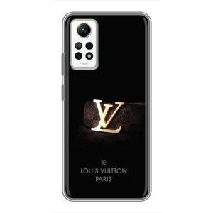Чехлы Луи Витон для Xiaomi Redmi Note 12 Pro (4g) (AlphaPrint - LOUIS VUITTON) (ремешок LV)