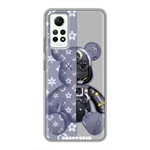 Круті Чохли Луі Віттон для Xiaomi Redmi Note 12 Pro (4g) (AlphaPrint) (Робот Медведик)