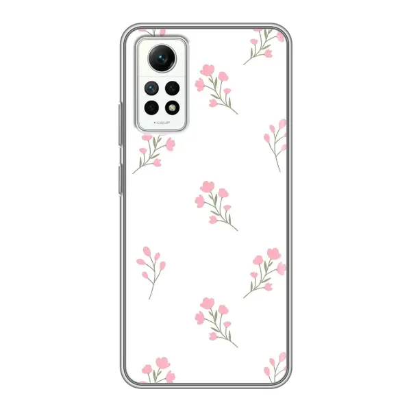 Чехол с принтом «Розовые цветы» для Xiaomi Redmi Note 12 Pro (4g)