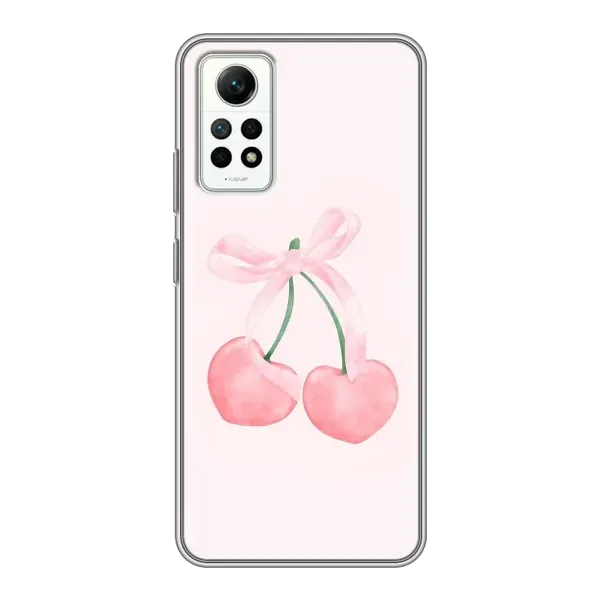 Чехол с принтом «Розовые вишни» для Xiaomi Redmi Note 12 Pro (4g)