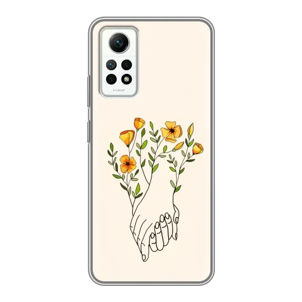Чехол с принтом «Руки любви» для Xiaomi Redmi Note 12 Pro (4g)