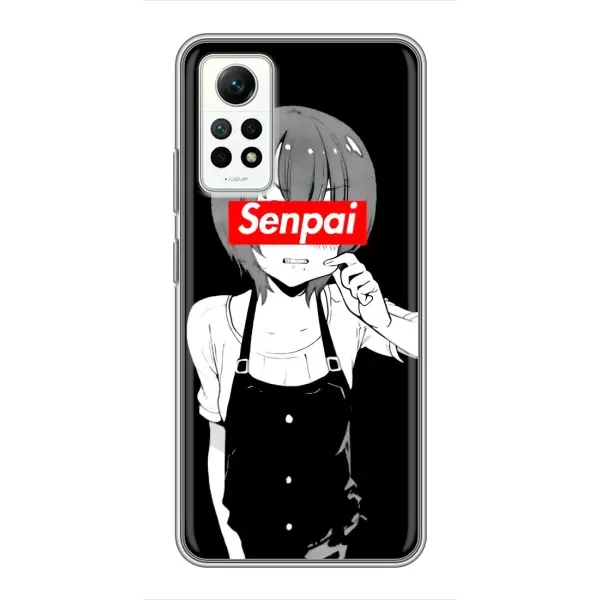Чохол з принтом «Senpai» для Xiaomi Redmi Note 12 Pro (4g)