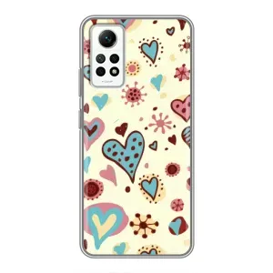 Чехлы для любимой на Сяомі Редмі Нот 12 Про (4g) (VPrint) (Сердечки)