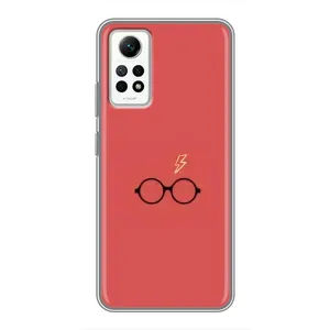 Чохли з Гаррі Поттером для Xiaomi Redmi Note 12 Pro (4g) (AlphaPrint) (шрам та окуляри)