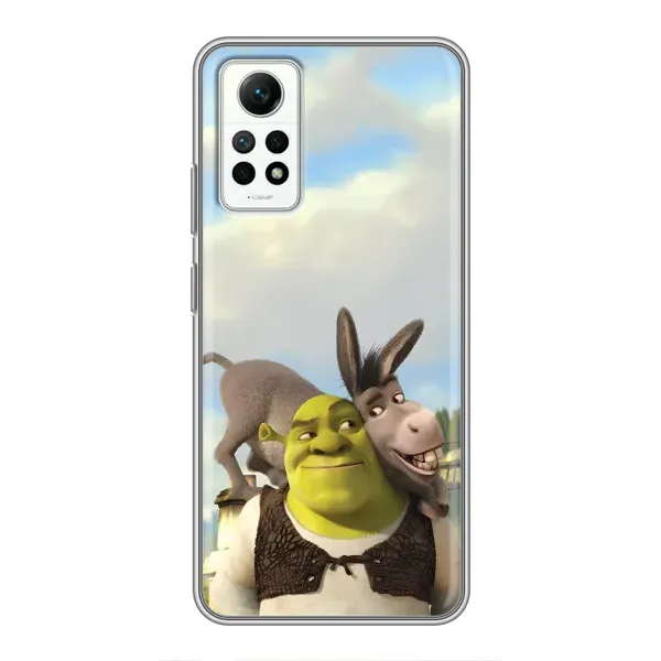 Чохол з принтом «Шрек та Осел» для Xiaomi Redmi Note 12 Pro (4g)