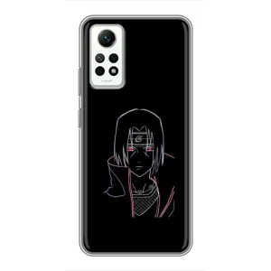 Чохли на тему: Ітачи Учіха для Xiaomi Redmi Note 12 Pro (4g) (AlphaPrint) (силует Ітачі)
