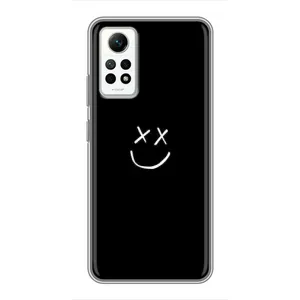 Чохол для Сяомі Редмі Нот 12 Про (4g) - (AlphaPrint) з принтом (ТОП продажів) (Смайл)