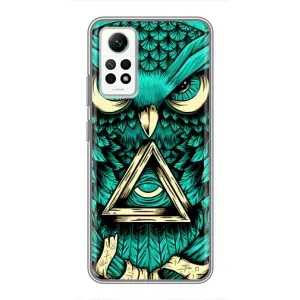 Чохол з пташками на Xiaomi Redmi Note 12 Pro (4g) (VPrint) (Сова з оком)