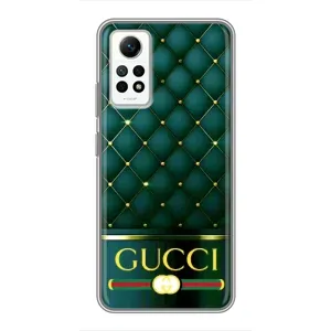 Чохли  GUCCI для Сяомі Редмі Нот 12 Про (4g) (AlphaPrint) (Текстура Гуччі)