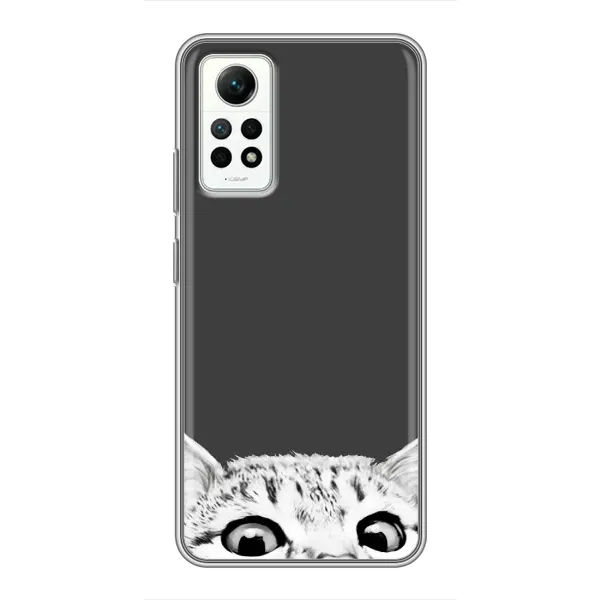 Чехол с принтом «Выглядывает кот» для Xiaomi Redmi Note 12 Pro (4g) Чехол с принтом «Выглядывает кот» для Xiaomi Redmi Note 12 Pro (4g)