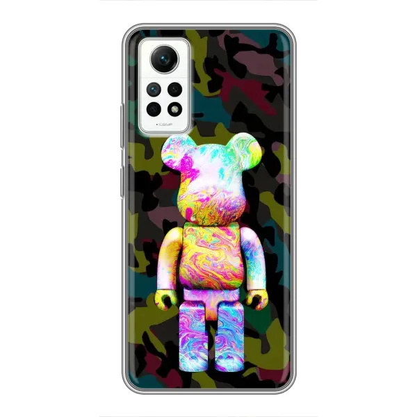 Чохол з принтом «Яскравий Bearbrick» для Xiaomi Redmi Note 12 Pro (4g)