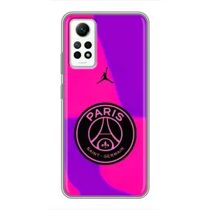 Чохли PSG для Xiaomi Redmi Note 12 Pro (4g) (AlphaPrint) (яскравий ПСЖ)