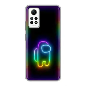 Чехол Амонг Ас для Xiaomi Redmi Note 12 Pro (4g) (AlphaPrint) (Яркий скин)