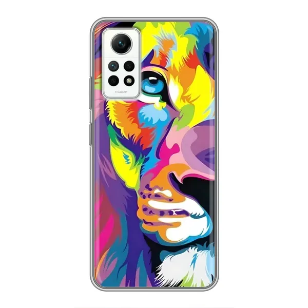 Чохол з принтом «Яскравий Лев» для Xiaomi Redmi Note 12 Pro (4g)