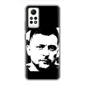 Чохол для Xiaomi Redmi Note 12 Pro (4g) (AlphaPrint - с принтом Зеленського) (Зеленский АРТ)