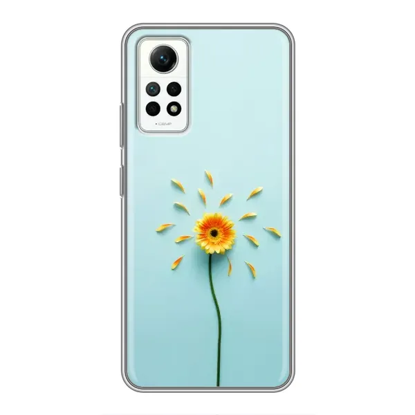 Чехол с принтом «Желтый цветок» для Xiaomi Redmi Note 12 Pro (4g)