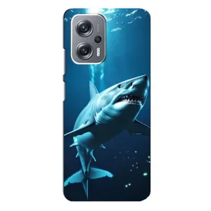 Чохол з принтом «Акула під водою» для Xiaomi Redmi Note 12 Pro Plus