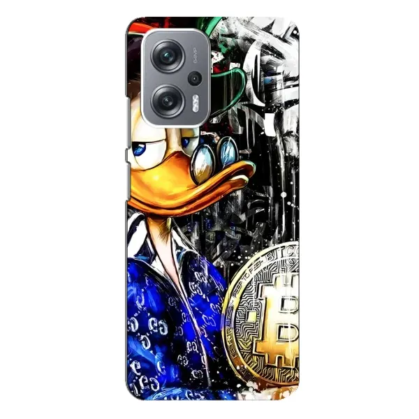 Чохол з принтом «Біткойн Скрудж» для Xiaomi Redmi Note 12 Pro Plus