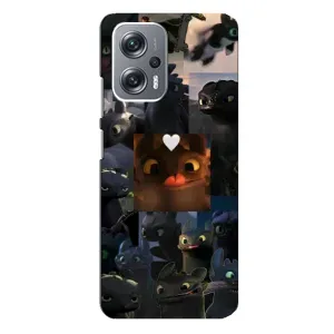 Чохол як приборкати дракона на Xiaomi Redmi Note 12 Pro Plus (Дракон колаж)