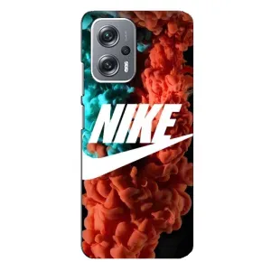 Чехол для Xiaomi Redmi Note 12 Pro Plus - с принтом Найк (AlphaPrint) (Дымчатый найк)