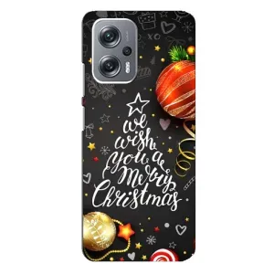 Рождественские Чехлы для Xiaomi Redmi Note 12 Pro Plus (VPrint) (Елочка)