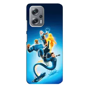 Чехол с принтом Фантастическая четверка для Xiaomi Redmi Note 12 Pro Plus (Герои Фантастическая Четверка)