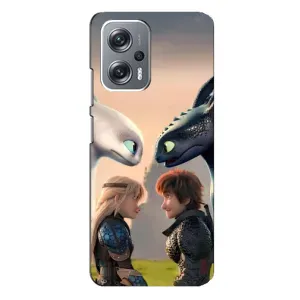 Чохол як приборкати дракона на Xiaomi Redmi Note 12 Pro Plus (Гикавка і Астрід)