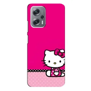 Чехол для Ребёнка на Редми Ноут 12 Про Плюс (VPrint) (Girl KITTY)
