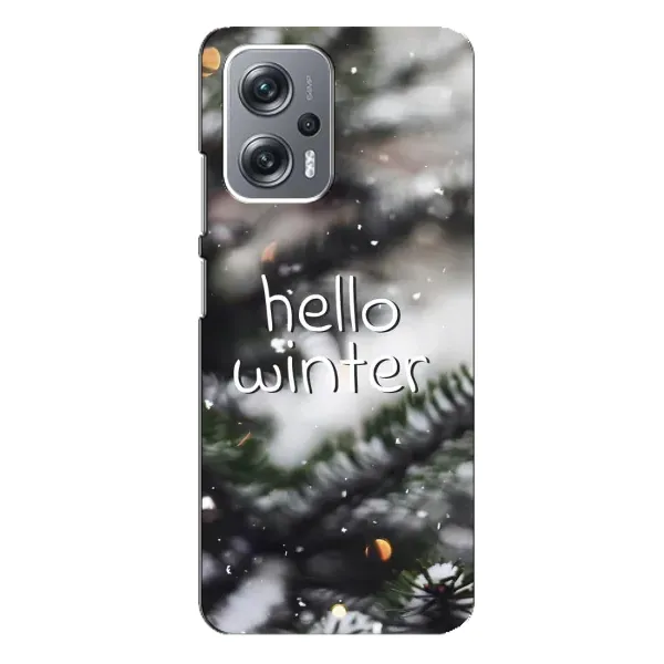 Чохол з принтом «Hello winter» для Xiaomi Redmi Note 12 Pro Plus Чохол з принтом «Hello winter» для Xiaomi Redmi Note 12 Pro Plus
