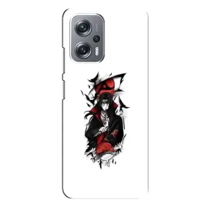 Чехлы на тему: Итачи Учиха для Xiaomi Redmi Note 12 Pro Plus (AlphaPrint) (Итачи с атрибутами)