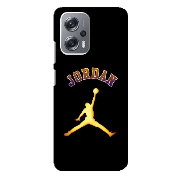 Чехол с принтом «Jordan Gold» для Xiaomi Redmi Note 12 Pro Plus