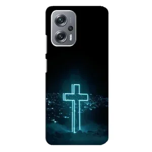 Християнські Чохли для Xiaomi Redmi Note 12 Pro Plus (AlphaPrint) (Хрест і місто)