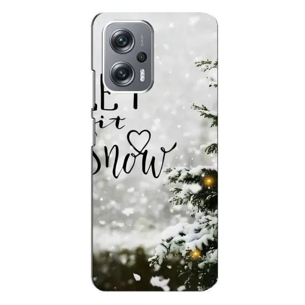 Чохол з принтом «Let it snow» для Xiaomi Redmi Note 12 Pro Plus Чохол з принтом «Let it snow» для Xiaomi Redmi Note 12 Pro Plus