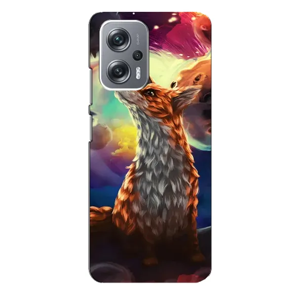 Чехол с принтом «Лисица в космосе» для Xiaomi Redmi Note 12 Pro Plus