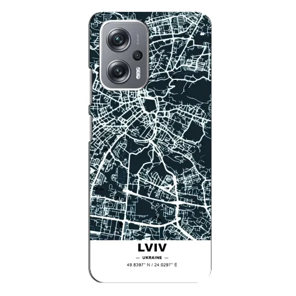 Чехол с принтом «Львов» для Xiaomi Redmi Note 12 Pro Plus