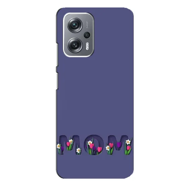 Чехол с принтом «Мама в цветах» для Xiaomi Redmi Note 12 Pro Plus