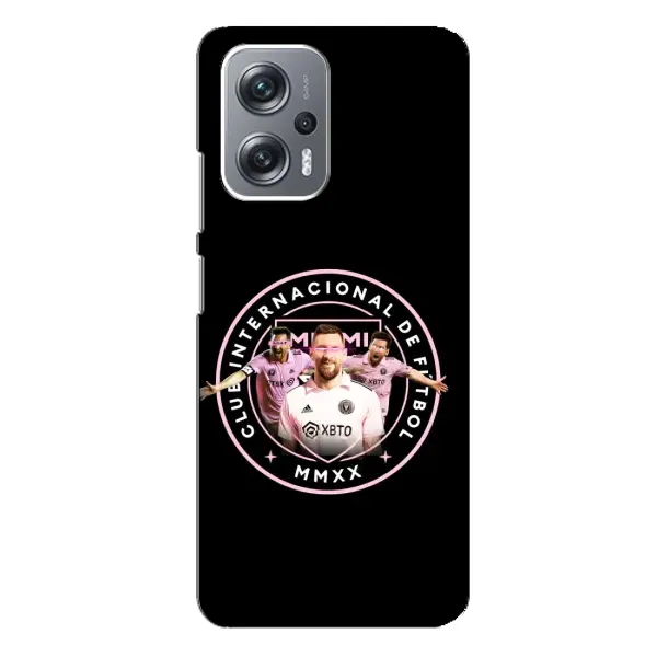 Чехол с принтом «Месси в лого» для Xiaomi Redmi Note 12 Pro Plus Чехол с принтом «Месси в лого» для Xiaomi Redmi Note 12 Pro Plus