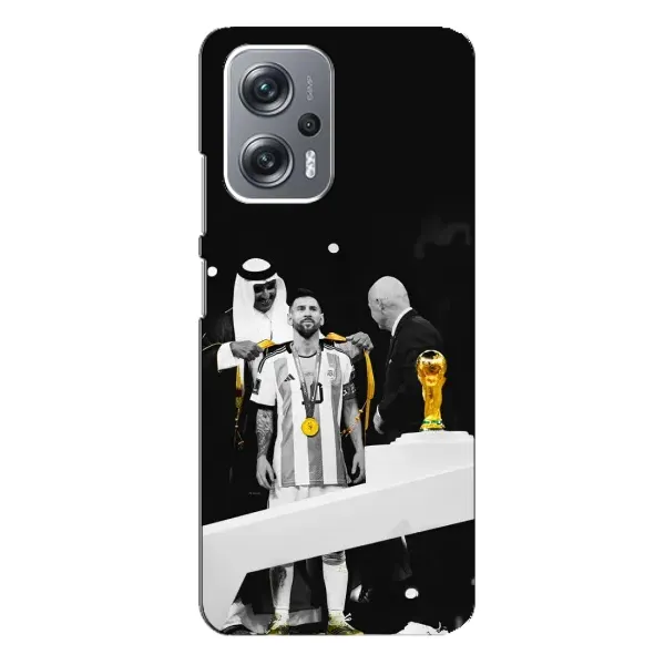 Чохол з принтом «Мессі коронований» для Xiaomi Redmi Note 12 Pro Plus