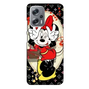 Чехол Disney Mouse Xiaomi Redmi Note 12 Pro Plus (PREMIUMPrint) (Минни peace)