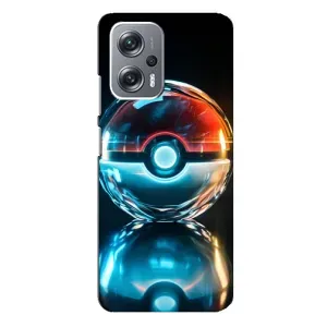Чехол с Пикачу на Xiaomi Redmi Note 12 Pro Plus (Мяч Пикачу)