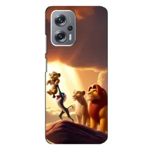 Чехол с принтом «Симба на презентации» для Xiaomi Redmi Note 12 Pro Plus