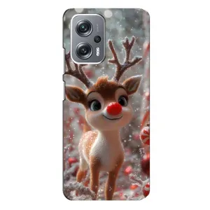 Яскравий чохол для Xiaomi Redmi Note 12 Pro Plus з Зимові Оленята